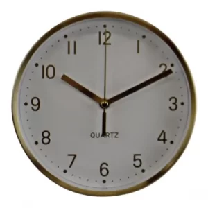 Image of Gold Metal Table Clock