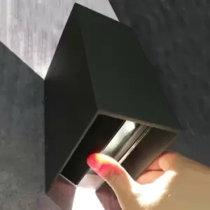 Image of Nordlux Lighting - Nordlux Norma Outdoor Up Down Wall Lamp Grey 3000K