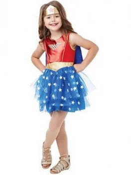 Image of DC Comics Girls Wonder Woman Costume, One Colour, Women