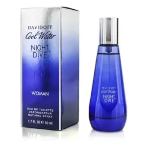 Image of Davidoff Cool Water Night Dive Woman Eau de Toilette For Her 50ml