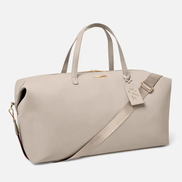 Image of Katie Loxton Weekend Holdall Faux Leather Bag Brown female KLB577