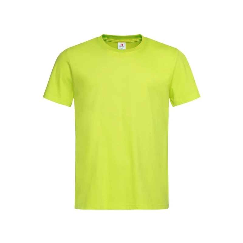 Image of Stedman Classics Mens Stedman Classic Tee in Lime Size: XS Lime Male XS