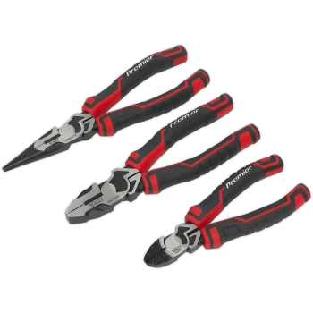 Image of Sealey AK8376 3 Piece High Leverage Plier Set