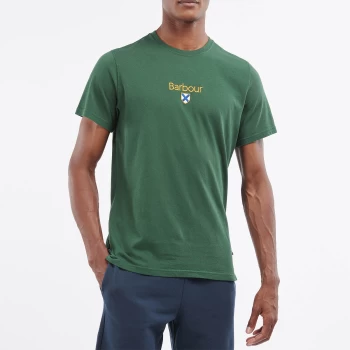 Image of Barbour Mens Emblem T-Shirt - Sycamore - M