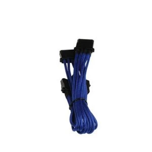 Image of BitFenix Alchemy Molex to 3 x Molex Extension Adaptor 55cm Blue