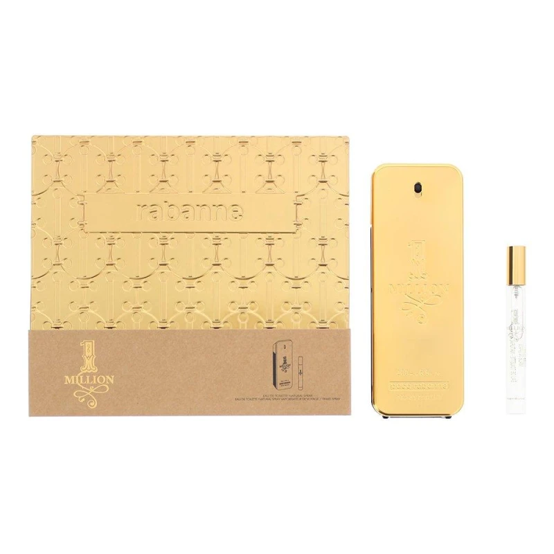 Image of Paco Rabanne 1 Million 2 Piece Gift Set: Eau de Toilette 200ml - Eau de Toilette