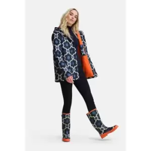 Image of Regatta X Orla Kiely Flower Pop Waterproof Padded Mac Jacket
