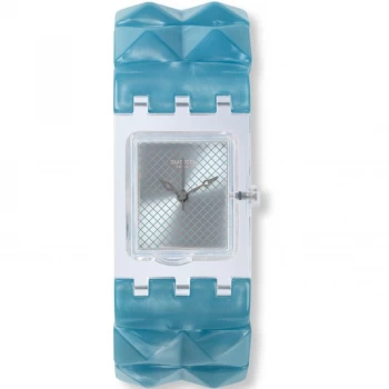 Image of Ladies Swatch Original Square - Blue Posh S Watch