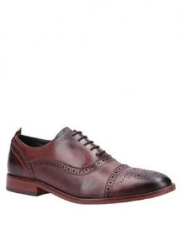 Image of Base London Cast Lace Up Brogue - Brown