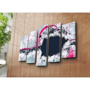 Image of 5PATK-213 Multicolor Decorative Canvas Painting (5 Pieces)