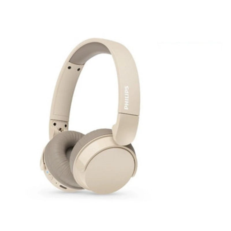 Image of Philips Tah3209 Beige On Ear Wireless Bt Headphones Noise Isolation Includes Free Gift