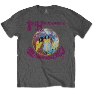 Image of Jimi Hendrix - Are You Experienced Unisex Medium T-Shirt - Grey