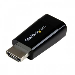 Image of StarTech Compact HDMI to VGA Adapter Converter