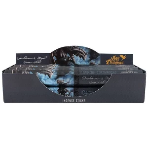 Image of Pack of 6 Rock Dragon Incense Sticks by Anne Stokes