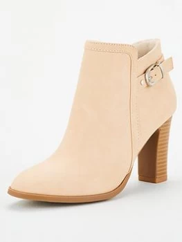 Image of Wallis Alicante Woven Buckle Boot - Natural, Beige, Size 7, Women