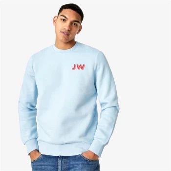 Image of Jack Wills Hatton JW Crew Neck Sweatshirt - Blue