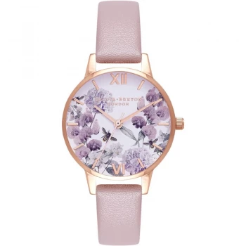 Image of Vegan Friendly Enchanted Garden Rose Sand & Rose Gold Watch