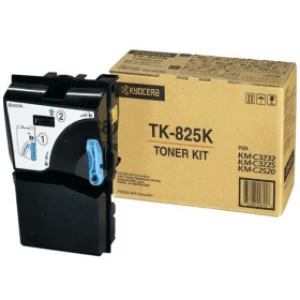 Image of Kyocera TK825K Black Laser Toner Ink Cartridge