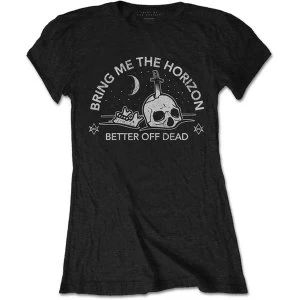 Image of Bring Me The Horizon - Happy Song Womens Medium T-Shirt - Black