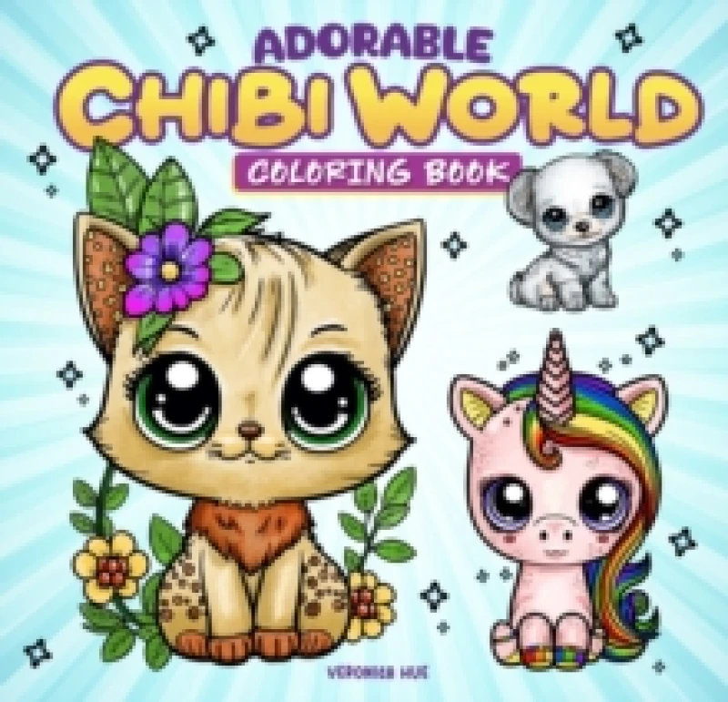 Image of Adorable Chibi World Coloring Book Paperback / softback