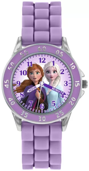 Image of Disney Frozen 2 Purple Silicon Strap Watch