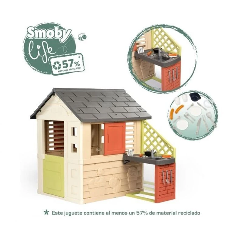 Image of Smoby Smoby Nature Playhouse and Kitchen