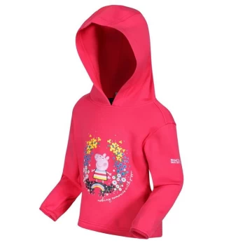 Image of Regatta Peppa Pig Printed Fleece Hoodie - Pink