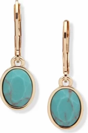 Image of Anne Klein Oval Drop Earrings 60516925-H46