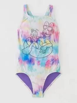 Image of adidas Girls Daisy Duck Swimsuit - Multi, Size 7-8 Years, Women