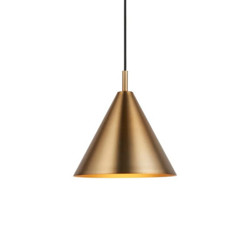 Image of EDITE Carlow Dome Pendant Light aged brass ONE SIZE