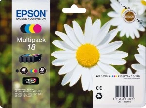Image of Epson Daisy 18 Tri Colour Ink Cartridge