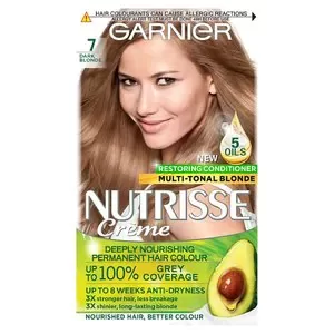 Image of Garnier Nutrisse Creme Very Light Almond Brown 7