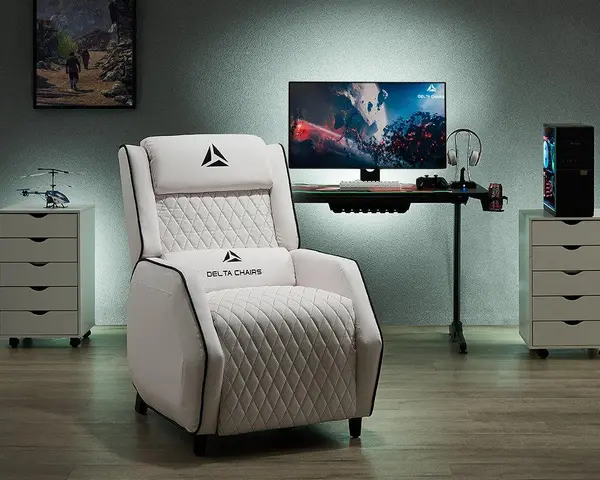 Image of Home Detail Cougar Gaming Chair Manual Recliner White