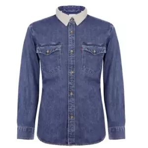 Image of Levis Levis Relaxed Western Jacket Mens - Blue
