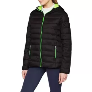 Image of Result Urban Mens Snowbird Hooded Jacket (M) (Black/Lime Green)