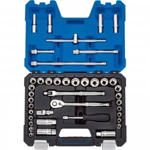 Image of Draper Expert 41 Piece 3/8" Drive Bi Hex Socket Set Metric and Imperial 3/8"