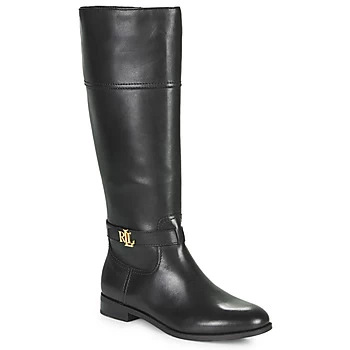 Image of Lauren Ralph Lauren BAYLEE womens High Boots in Black,4.5,5,6,6.5,8,3