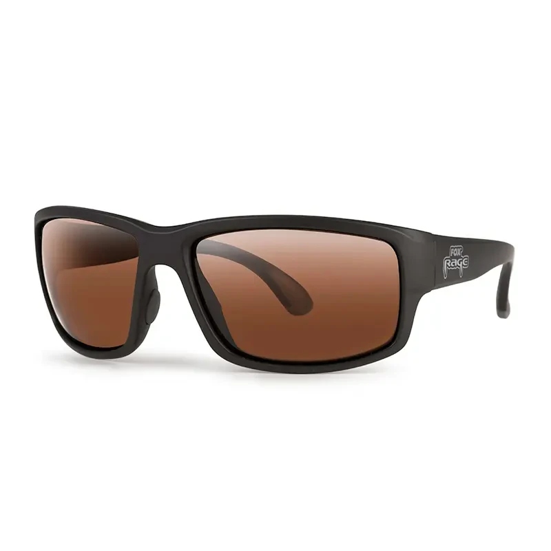 Image of Sunglasses brown glass Fox Rage Grey Wrap Marron Unisex TU