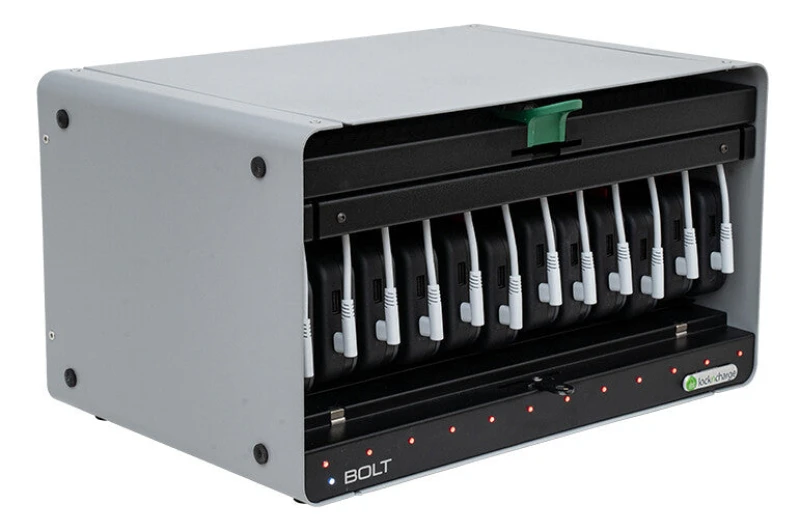 Image of lockncharge LocknCharge BOLT 12 Portable device management cabinet Black, Grey LNC10453