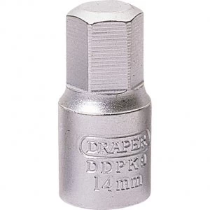 Image of Draper Metric Drain Plug Key 3/8" 14mm