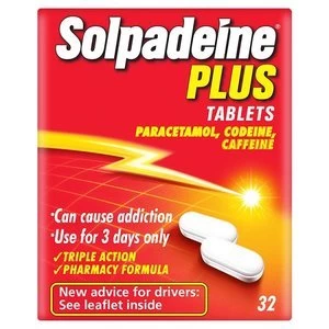 Image of Solpadeine Plus Pain Relief Tablets 32s