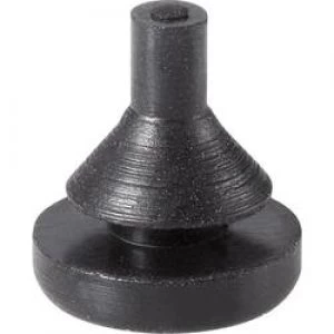 Image of PB Fastener 1287 01 Snap in Foot Black x H 7.8mm x 8.8 mm