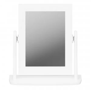 Image of Baroque Dressing Table Mirror White