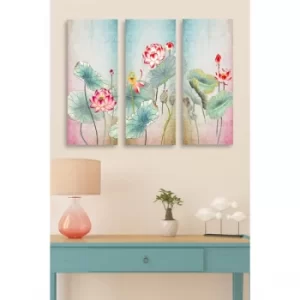 Image of MDF0037 Multicolor Decorative MDF Painting (3 Pieces)