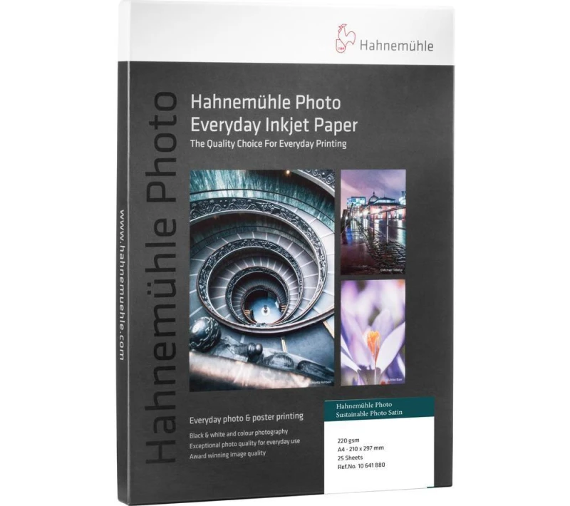 Image of HAHNEMUEHLE SUSTAINABLE PHOTO SATIN-A4 25S 220
