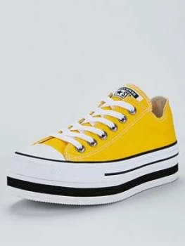 Image of Converse Chuck Taylor All Star Lift Ox - Yellow