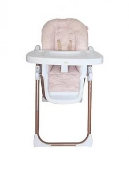 Image of My Babiie Samantha Faiers Rose Gold Blush Tropical Premium Highchair