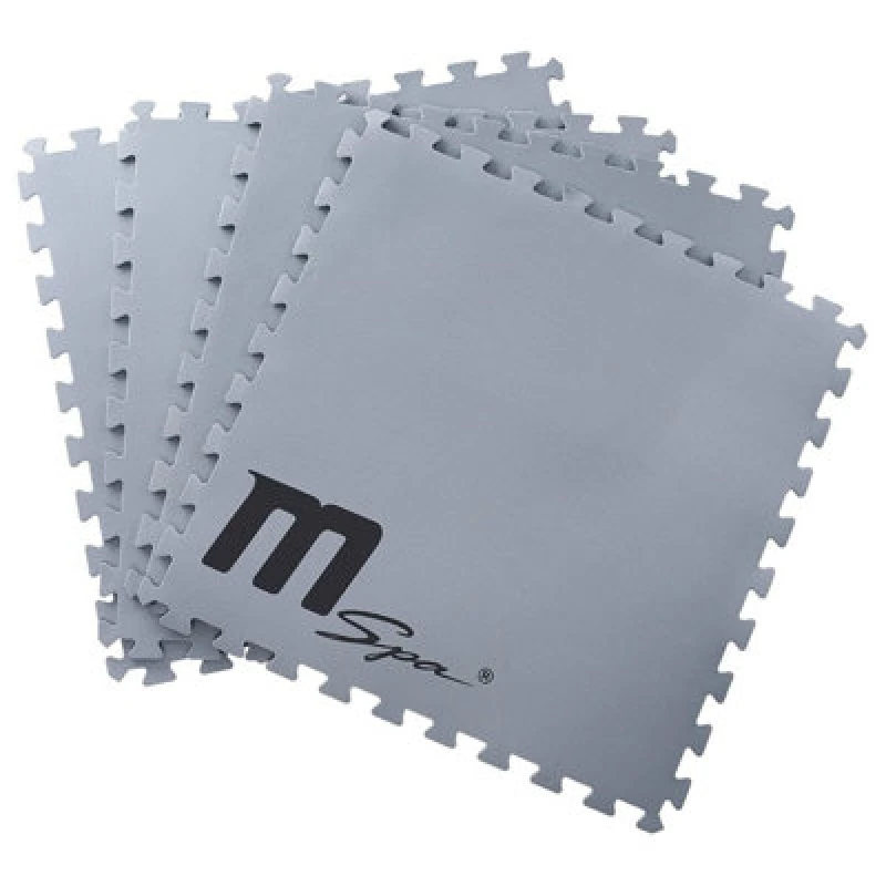 Image of Shatchi MSPA Heat Preservation Foam Mat (9pcs Pack) 6P - 68cm x 68cm Silver unisex