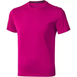 Image of Elevate Mens Nanaimo Short Sleeve T-Shirt (L) (Pink)