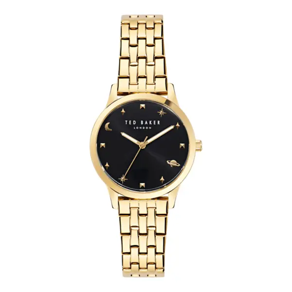 Image of Ted Baker Watches Fitzrovia Fashion Rose Gold-Tone Ladies Watch BKPFZS